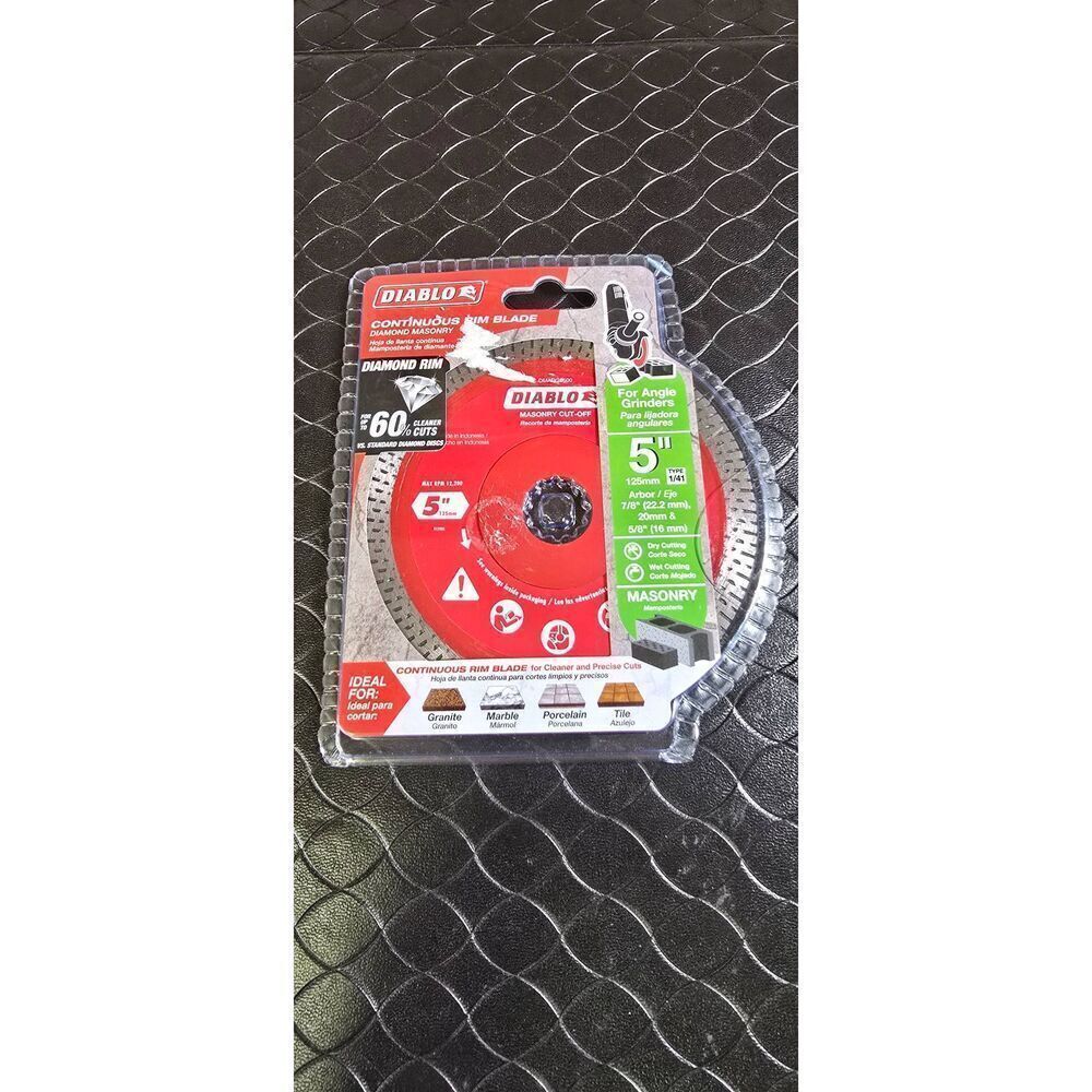 Diablo Continuous Rim Diamond Masonry Blade 5" #A46